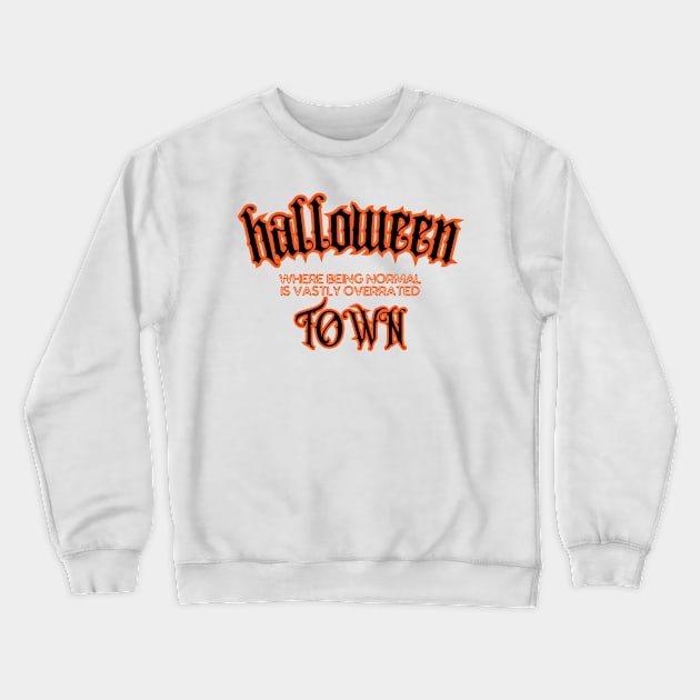 Halloween town Crewneck Sweatshirt by Rahmat kurnia